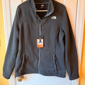The North Face Dark Gray Full-Zip Sweater Jacket